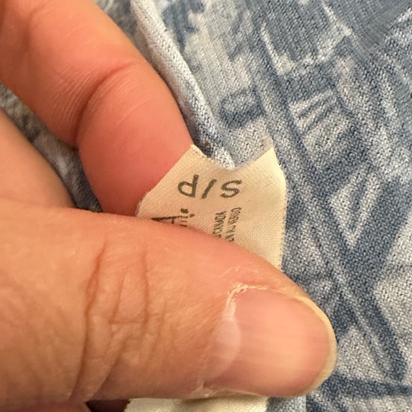 Vintage Y2K lace lined Asian babydoll whimsigoth fairy Blue  slip dress - Picture 7 of 7